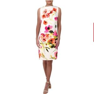 NWT Ralph Lauren Floral Print Sleeveless Dress 4 $155